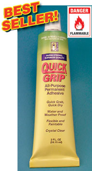 Dollhouse Miniature Quick Grip All-Purpose Adhesive, 2.0 oz..